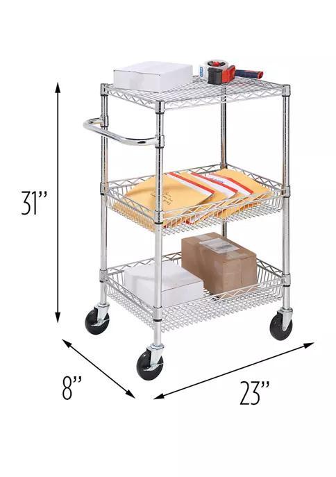 商品Honey Can Do|3 Shelf Storage Cart,价格¥3209,第7张图片详细描述