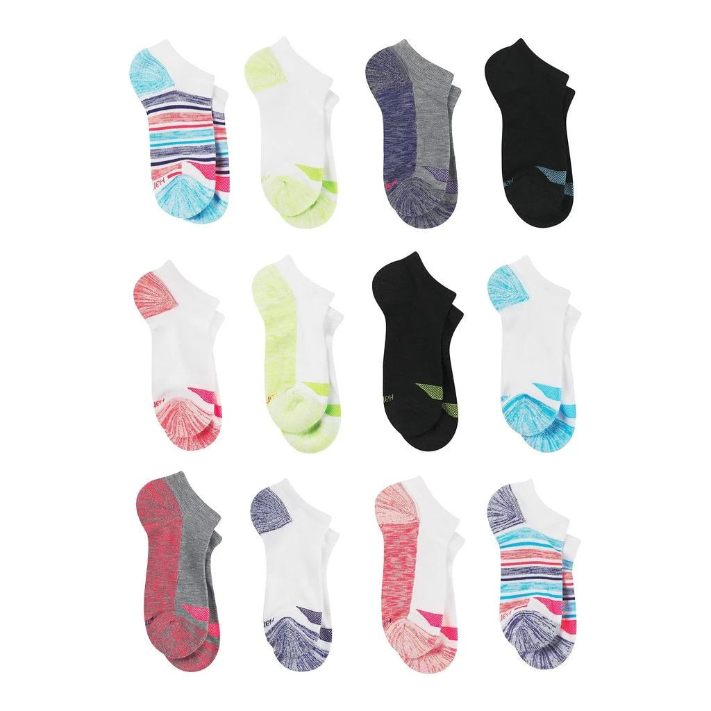 商品Hanes|Girls' Cool Comfort Ankle Socks Multipack,价格¥67,第1张图片
