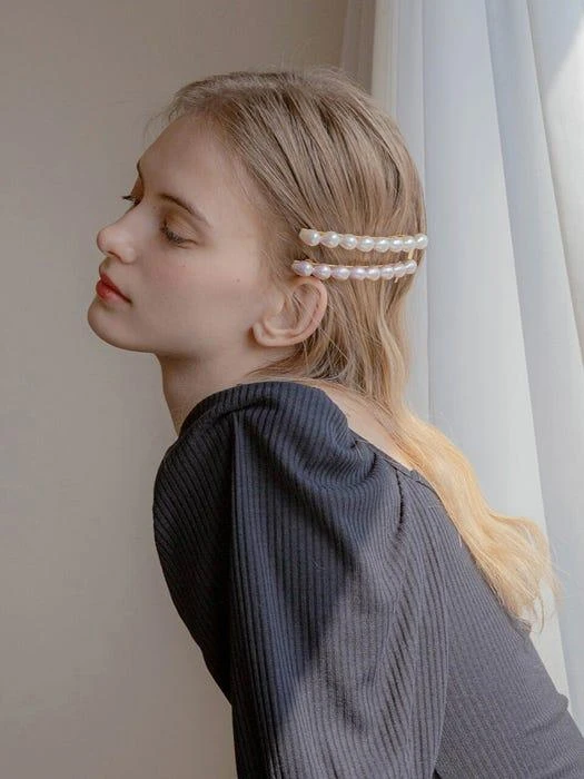 商品Jean Paul Clarisse|Oval Cotton Pearl Pin,价格¥706,第1张图片