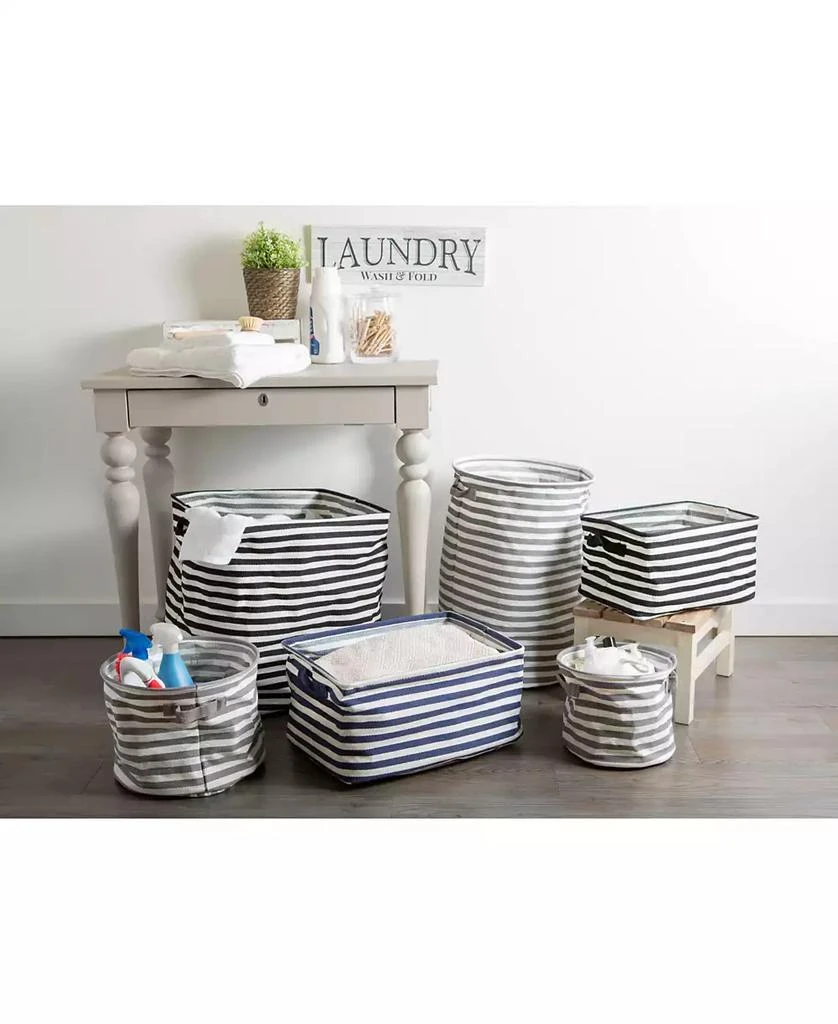 商品Design Imports|Coated Woven Cotton 2-Pc. Storage Bin Set,价格¥276,第2张图片详细描述