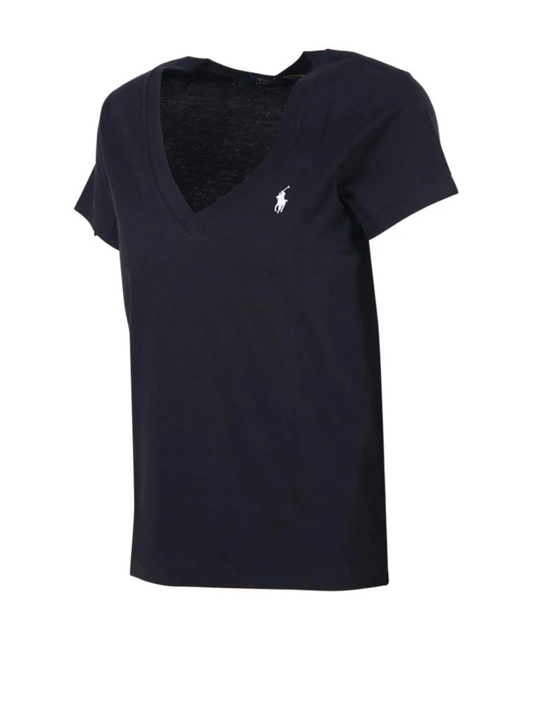 商品Ralph Lauren|Ralph Lauren Pony Embroidered V-Neck T-Shirt,价格¥517,第3张图片详细描述