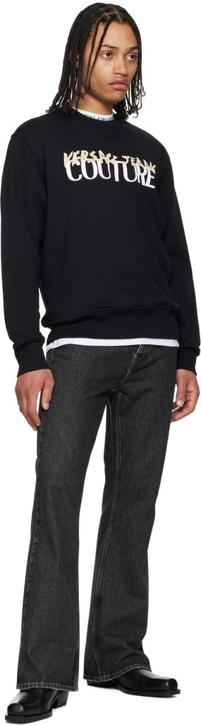 商品Versace|Black Logo Sweatshirt,价格¥2024,第4张图片详细描述