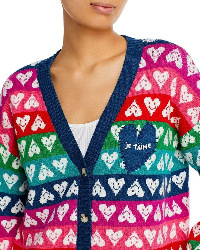 商品AQUA|Rainbow Heart Grandfather Cardigan - 100% Exclusive,价格¥368,第3张图片详细描述