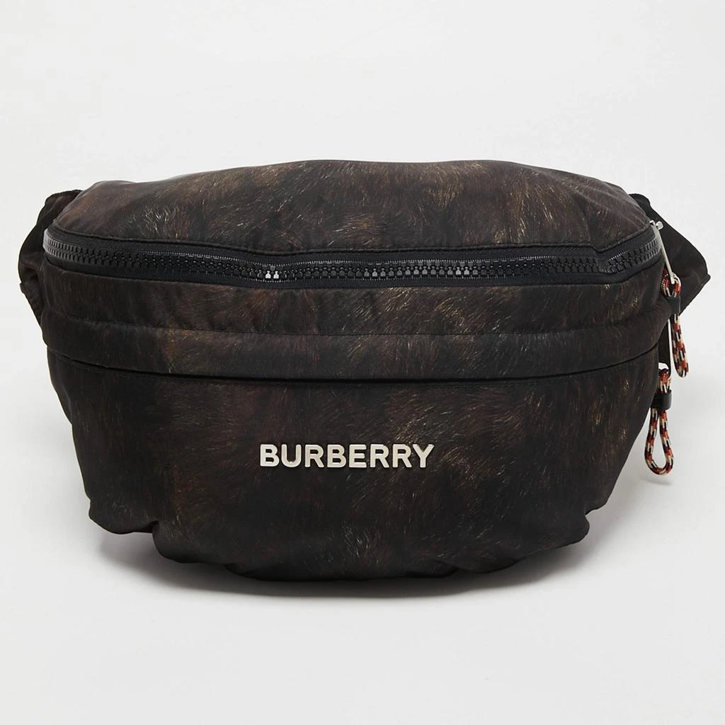 Burberry Brown/Black Ape Print Nylon Convertible Backpack 商品