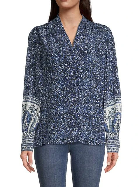 商品Kobi Halperin|Emmie Silk Blouse,价格¥1199,第3张图片详细描述