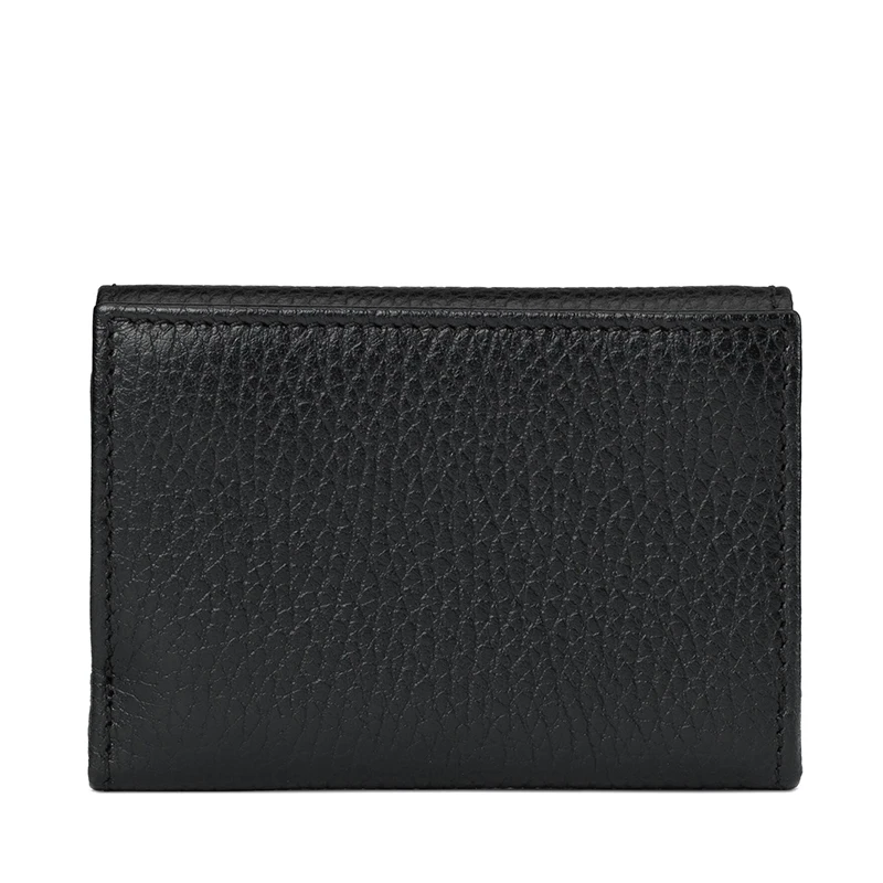 GUCCI/古驰 GG Marmont系列 女士中号黑色皮革双G钱包 商品