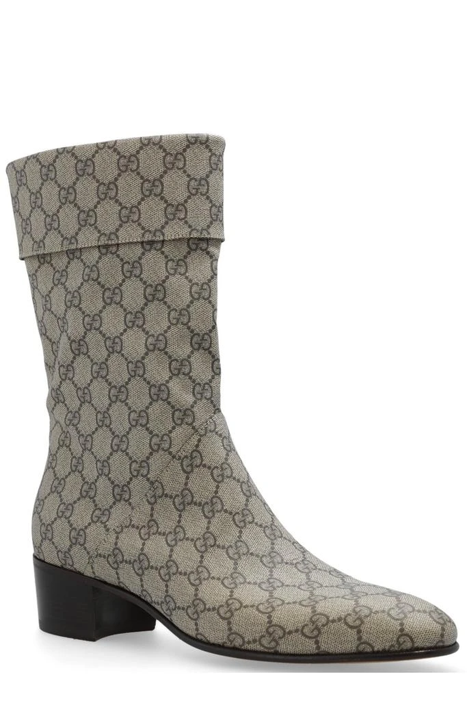 商品Gucci|Gucci Heeled Ankle Boots,价格¥6892,第2张图片详细描述