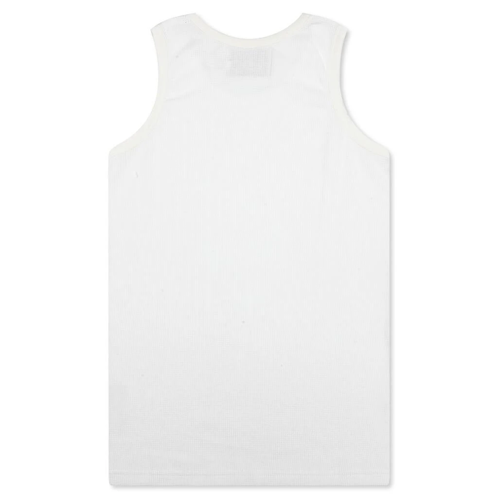 商品Jungles|Waffle Knit Singlet Tank Top - White,价格¥234,第2张图片详细描述