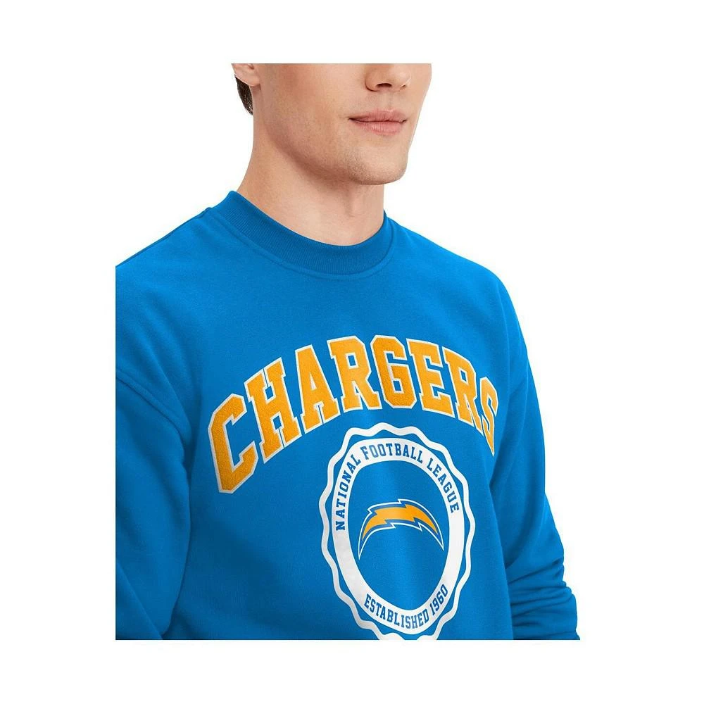 商品Tommy Hilfiger|Men's Powder Blue Los Angeles Chargers Ronald Crew Sweatshirt,价格¥442,第2张图片详细描述