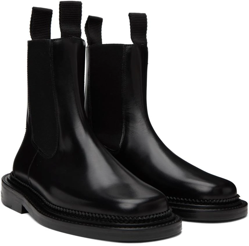 商品Toga Pulla|SSENSE Exclusive Black Hardware Boots,价格¥2261,第4张图片详细描述