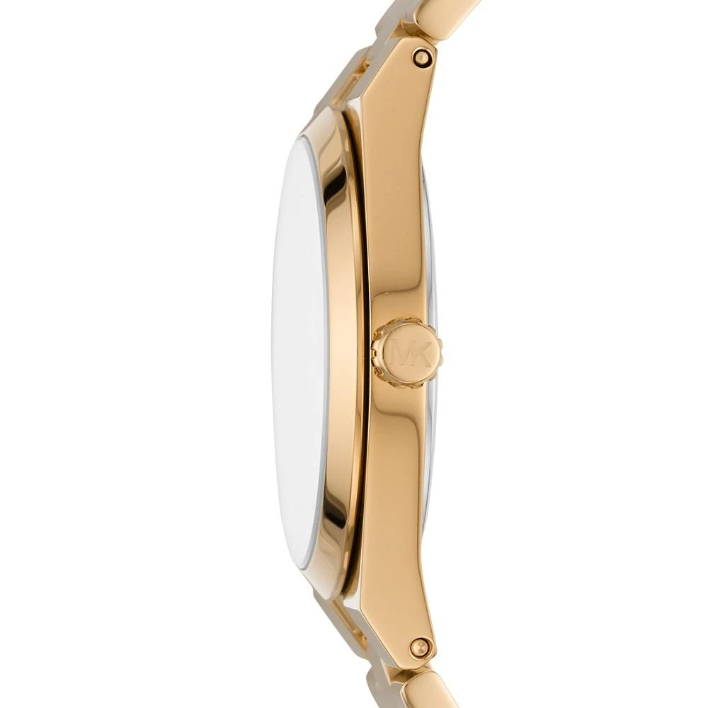 商品Michael Kors|Women's Channing Gold-Tone Stainless Steel Bracelet Watch 36mm,价格¥1038,第2张图片详细描述