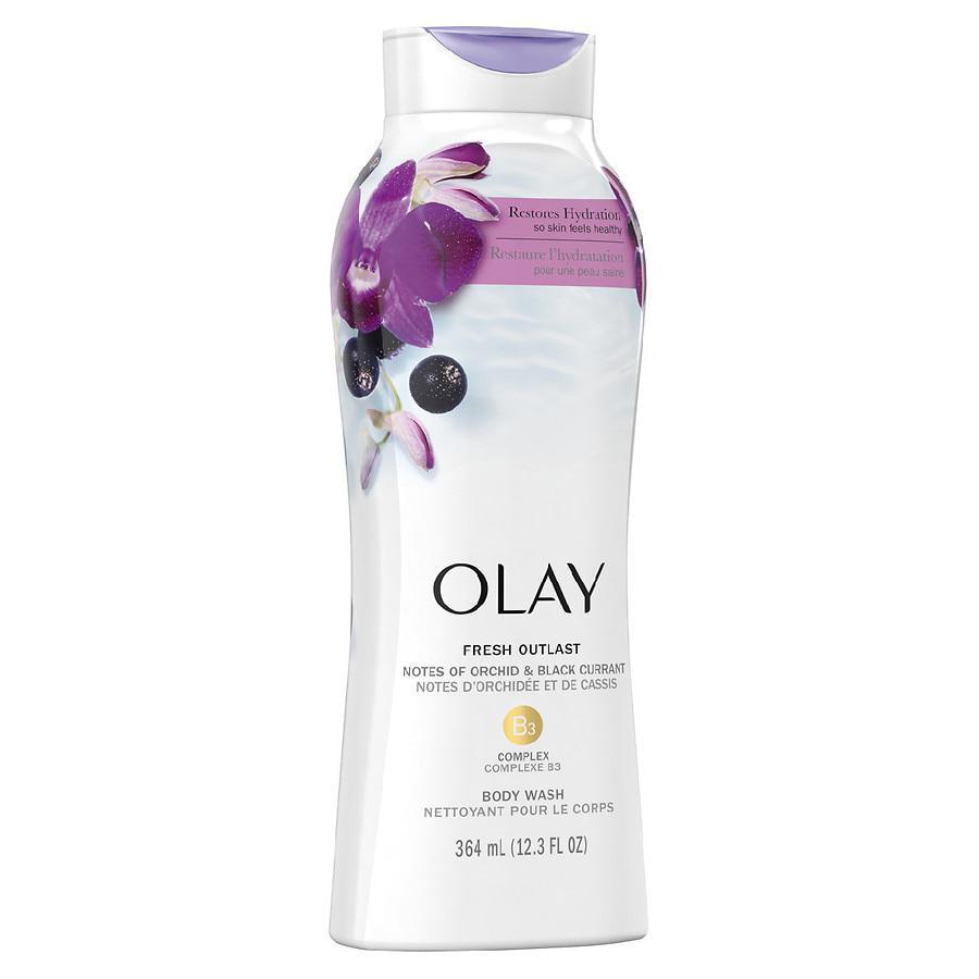 商品Olay|Fresh Outlast Body Wash Notes of Orchid & Black Currant,价格¥52,第4张图片详细描述