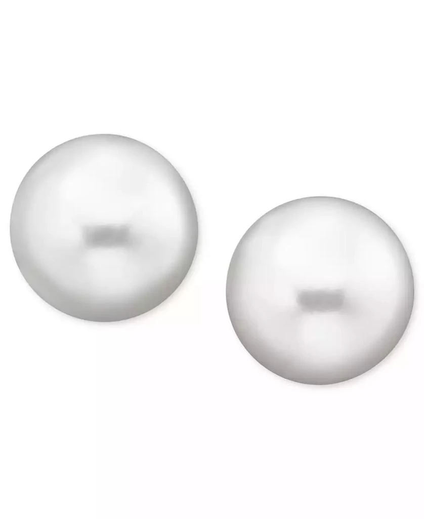 商品Belle de Mer|Pearl Earrings, 14k Gold Cultured Freshwater Pearl Stud Earrings (9mm),价格¥3816,第1张图片