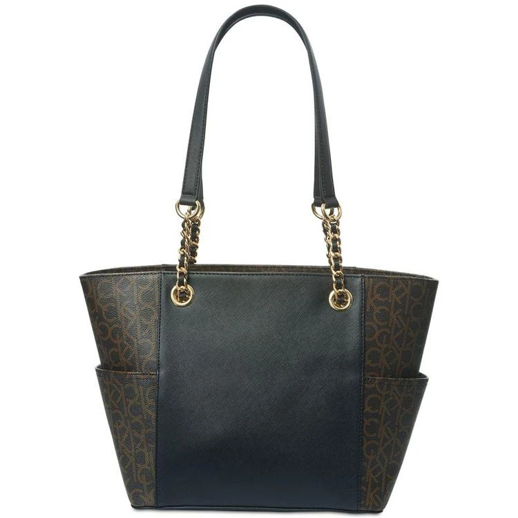 商品Calvin Klein|Hayden Studded Signature Large Tote Bag,价格¥880,第4张图片详细描述
