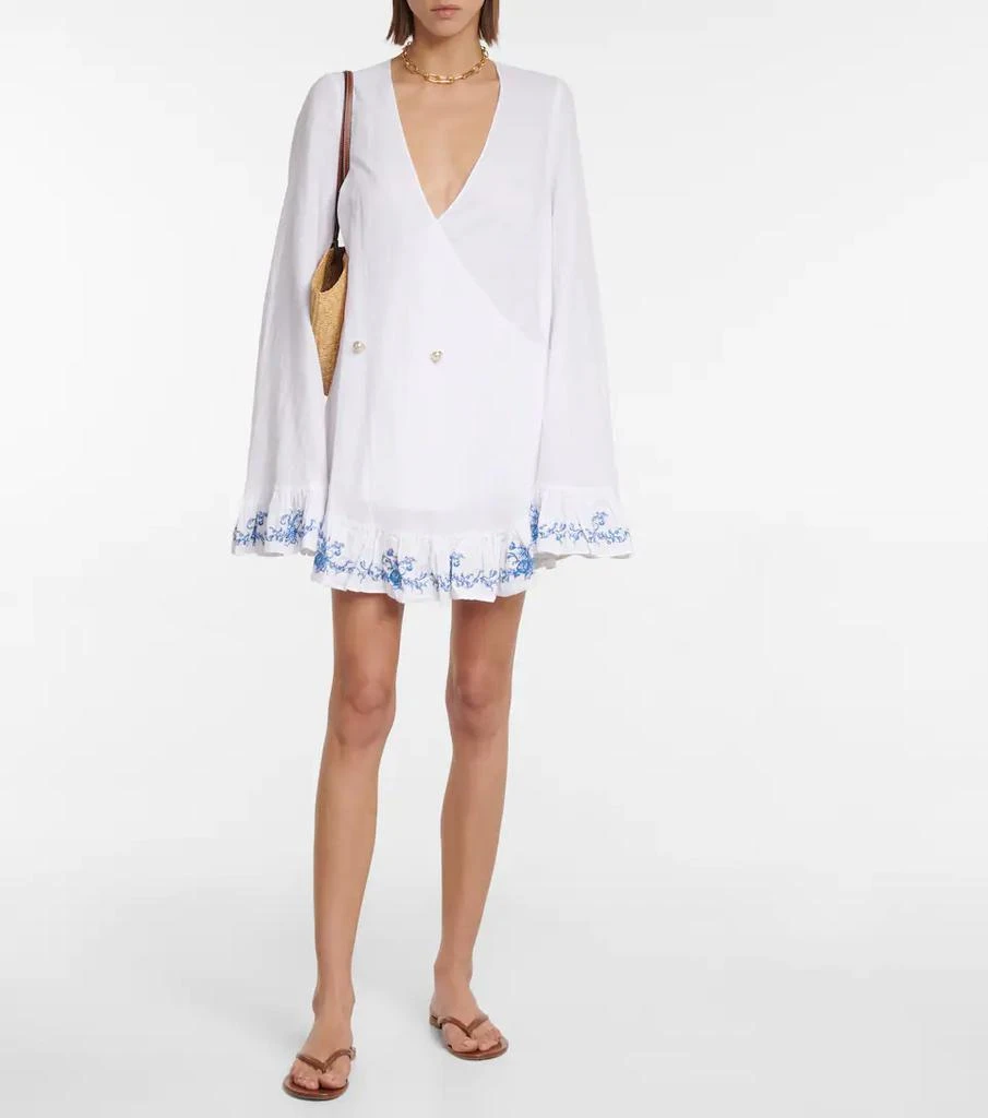 商品CAROLINE CONSTAS|Brynn linen kaftan,价格¥1852,第2张图片详细描述