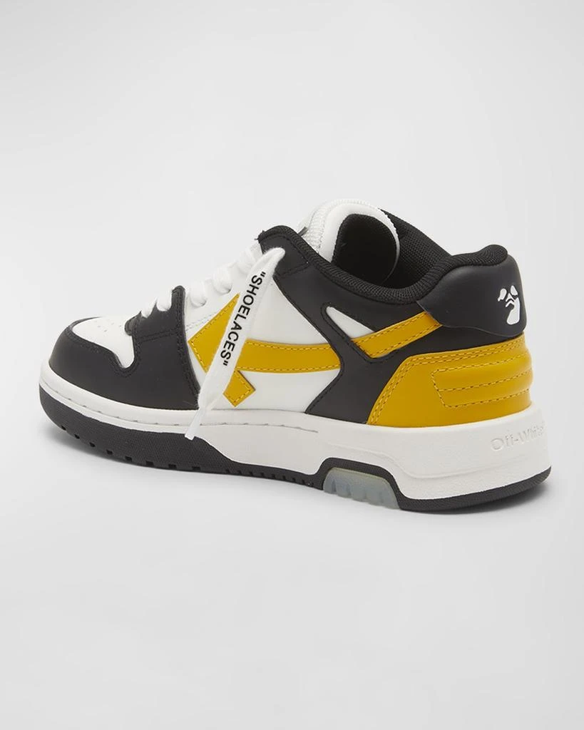 商品Off-White|Kid's Out Of Office Low-Top Leather Sneakers, Toddler/Kids,价格¥1402,第3张图片详细描述