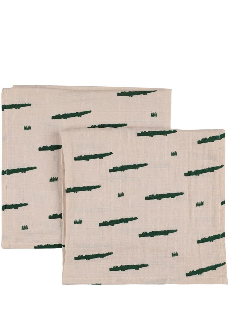 商品Liewood|Set Of 2 Organic Muslin Cotton Blankets,价格¥62,第1张图片