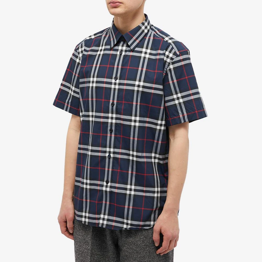 商品Burberry|Burberry Short Sleeve Caxton Classic Check Shirt,价格¥3839,第2张图片详细描述