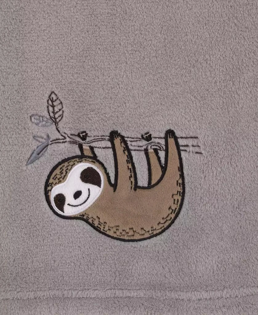 商品Macy's|Sloth Let's Hang Out Super Soft Plush Baby Blanket with Applique, 30" x 40",价格¥102,第2张图片详细描述