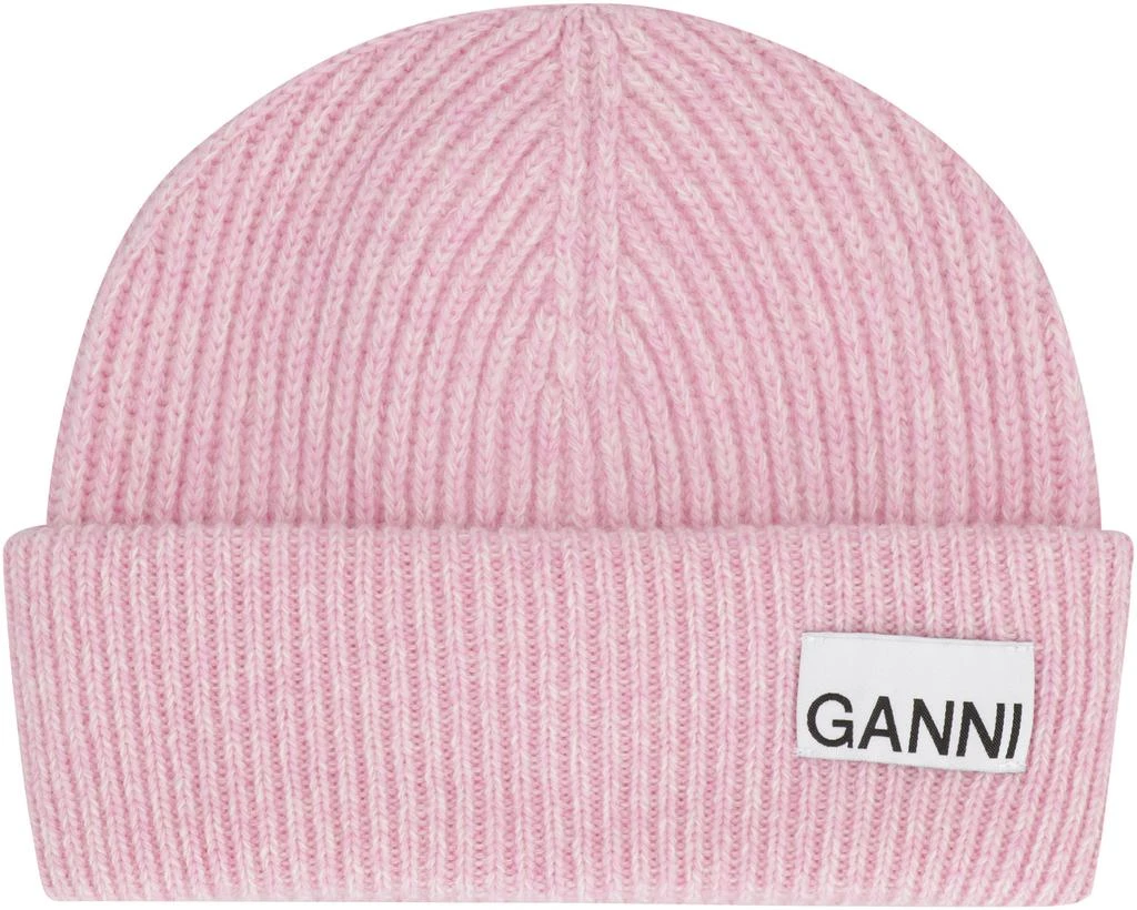 商品Ganni|RIBBED KNIT BEANIE,价格¥663,第2张图片详细描述