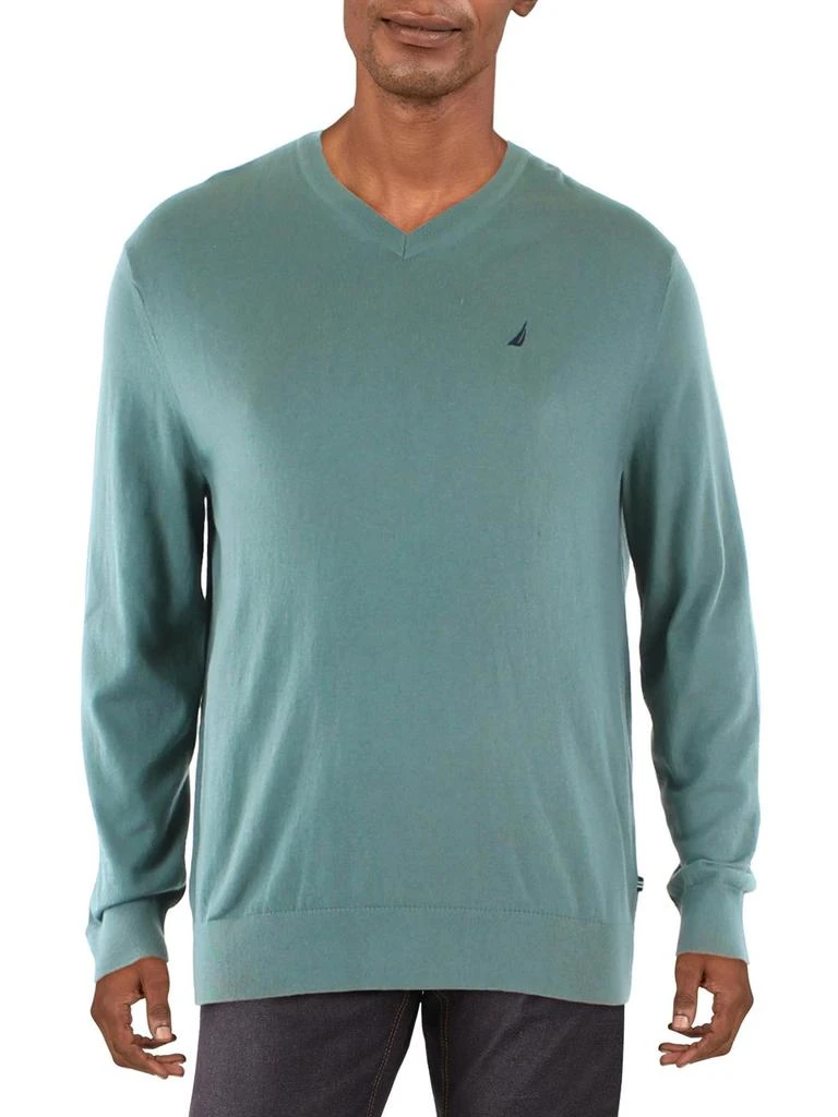 Mens Lightweight Knit V-Neck Sweater 商品