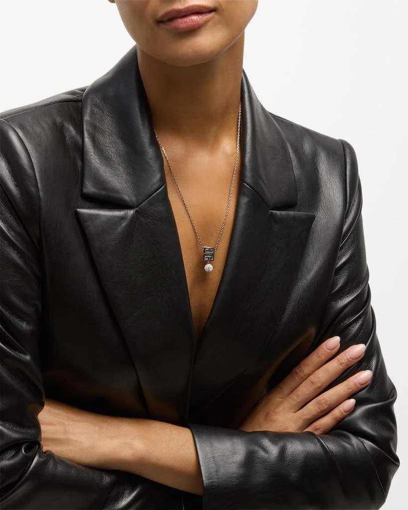 商品Givenchy|4G Silvery Crystal Necklace,价格¥3472,第5张图片详细描述