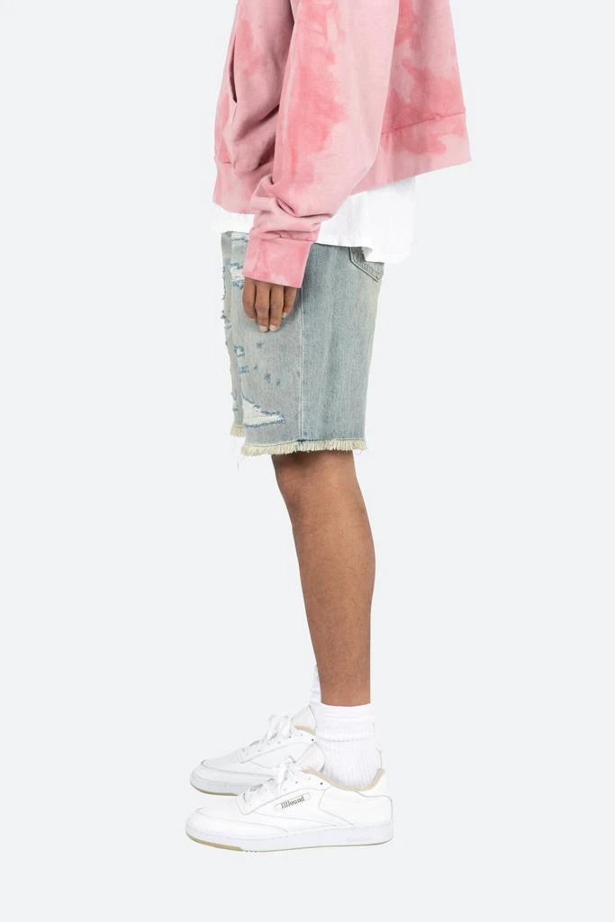 商品MNML|R465 Denim Shorts - Blue,价格¥136,第4张图片详细描述