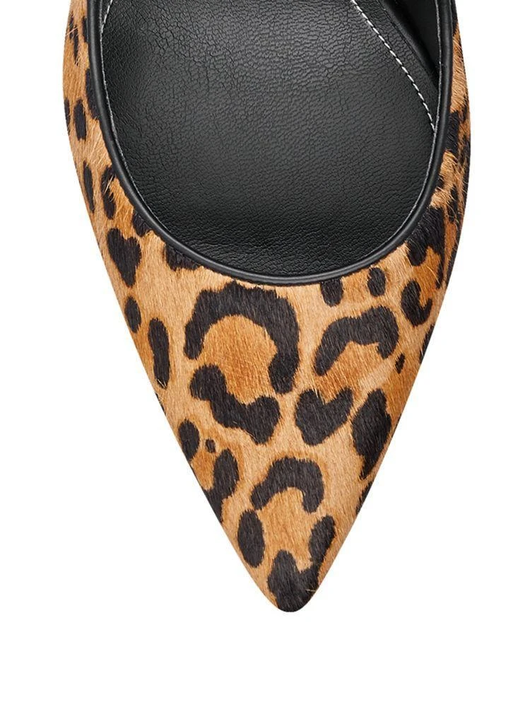 商品KENDALL & KYLIE|Myra Leopard Print Calf Hair Pumps,价格¥331,第4张图片详细描述