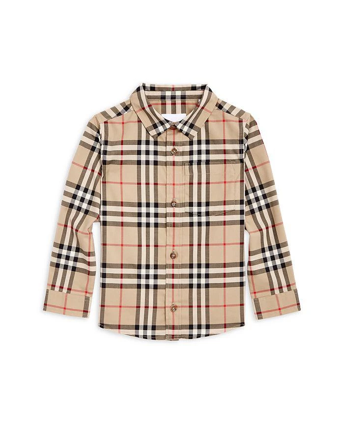 商品Burberry|Boys' Mini Owen Vintage Check Shirt - Baby,价格¥1873,第1张图片详细描述