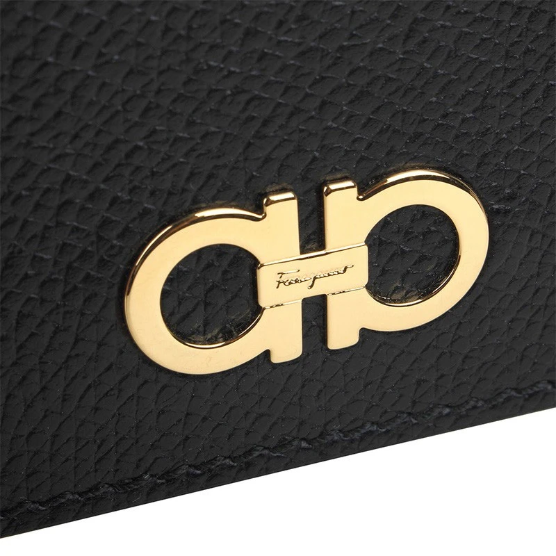 Salvatore Ferragamo 菲拉格慕 女士黑色时尚卡包 22-C505-674158 商品