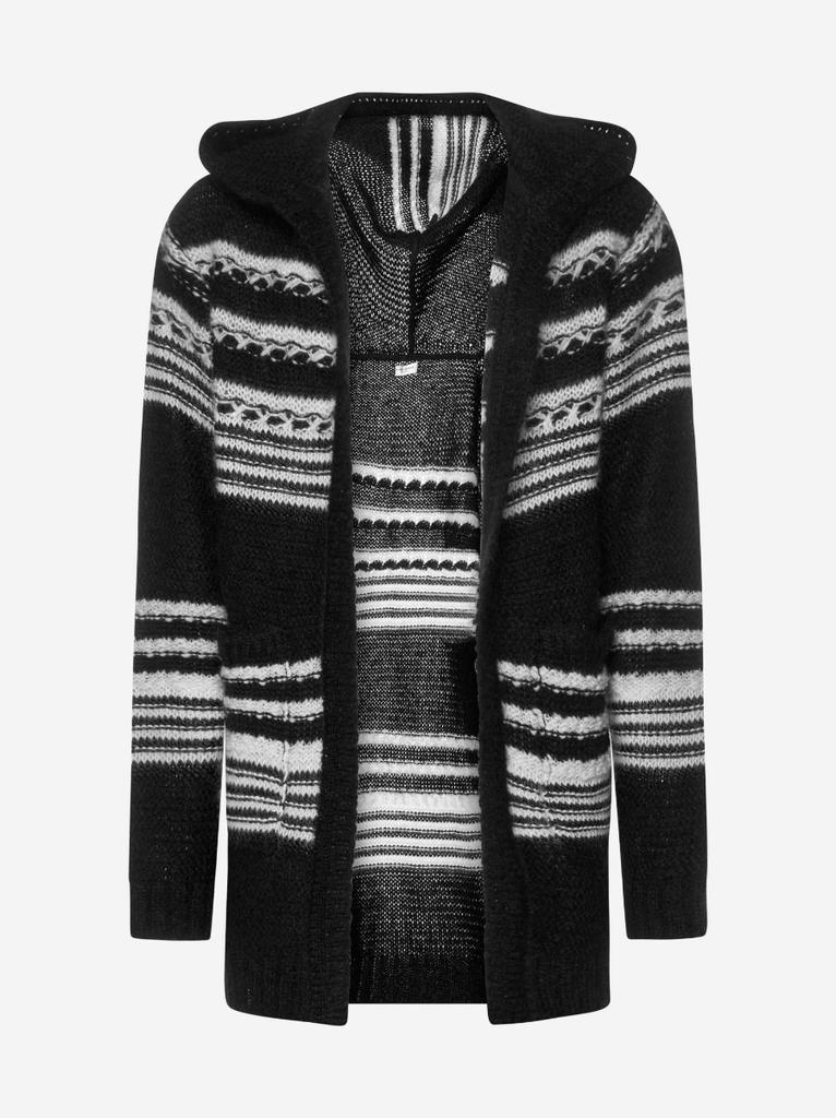 商品Yves Saint Laurent|Baja striped mohair blend cardigan,价格¥11969,第1张图片