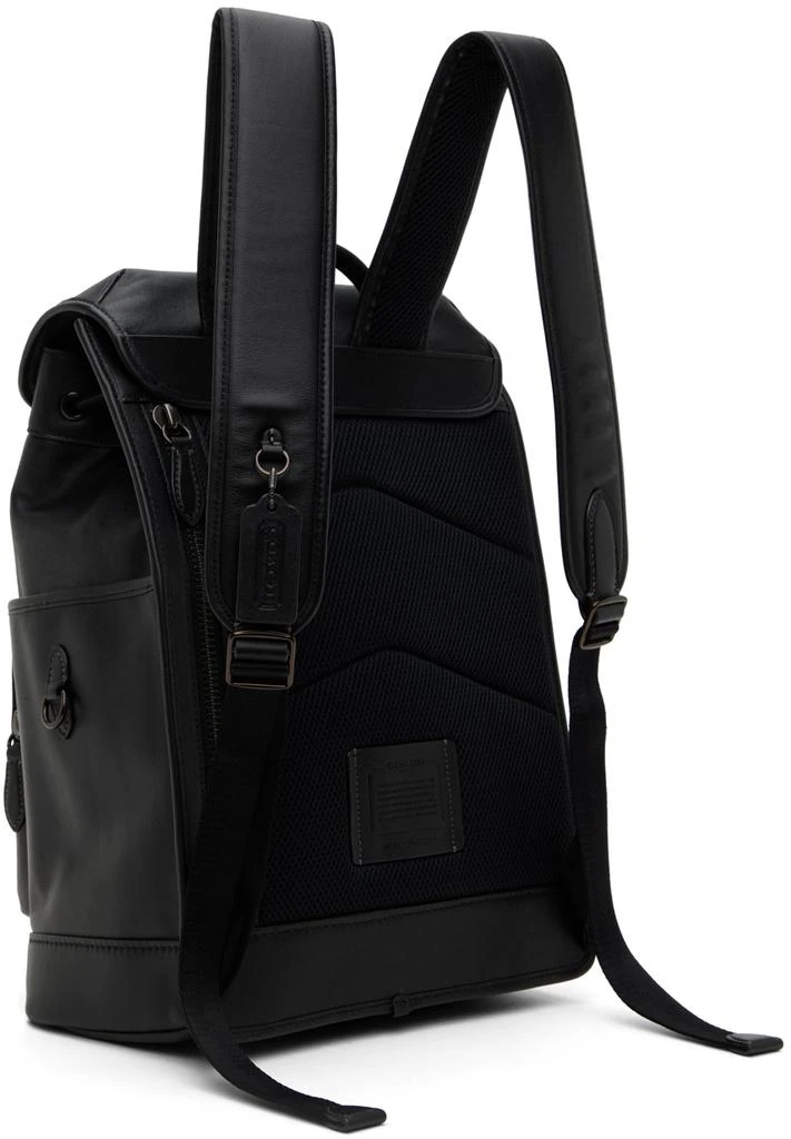 商品Coach|Black League Flap Backpack,价格¥3562,第3�张图片详细描述