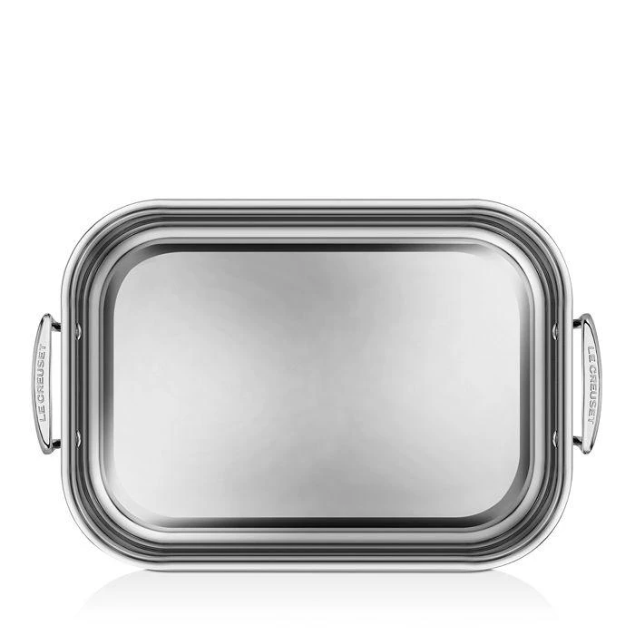 商品Le Creuset|Small Roasting Pan w/ Nonstick Rack,价格¥1037,第4张图片详细描述
