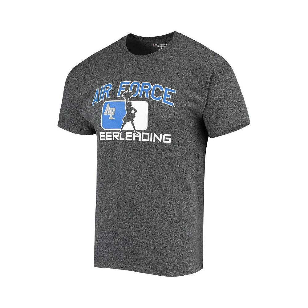 Men's Heather Charcoal Air Force Falcons Cheerleading T-shirt商品第3张图片规格展示