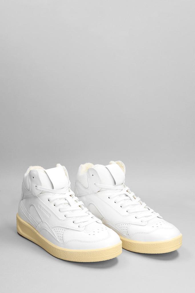 Jil Sander Sneakers In White Leather商品第2张图片规格展示