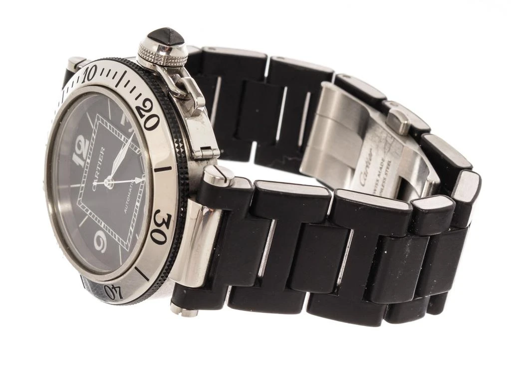 商品[二手商品] Cartier|Cartier Black SS Pasha 40mm Watch,价格¥35851,第5张图片详细描述