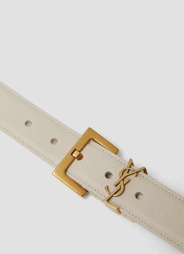 Monogram Narrow Belt in Cream商品第2张图片规格展示