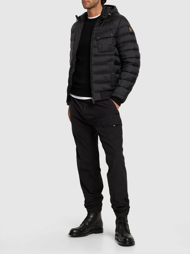 商品BELSTAFF|Streamline Nylon Hooded Down Jacket,价格¥3380,第1张图片