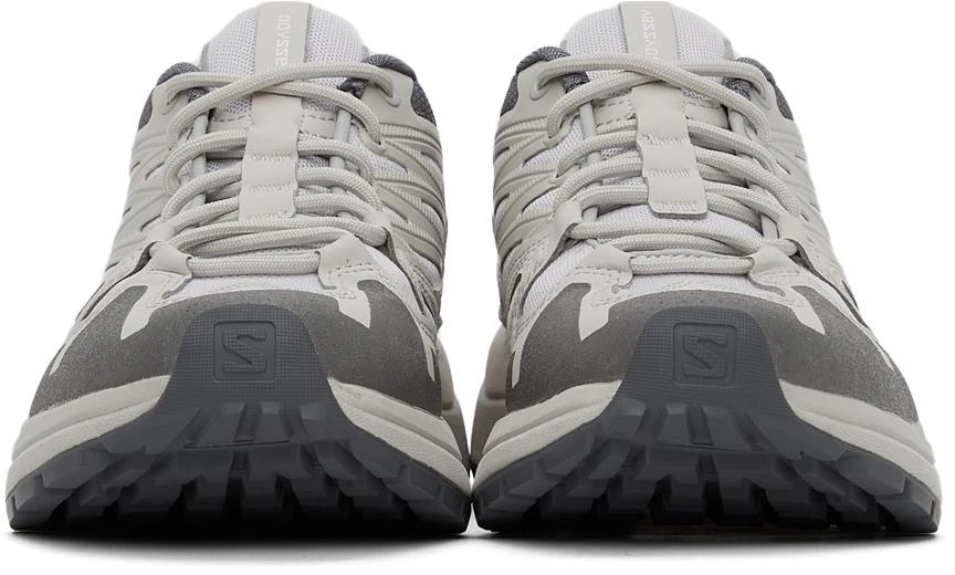 商品Salomon|Off-White & Grey Odyssey Mid Advanced Sneakers,价格¥1155,第2张图片详细描述