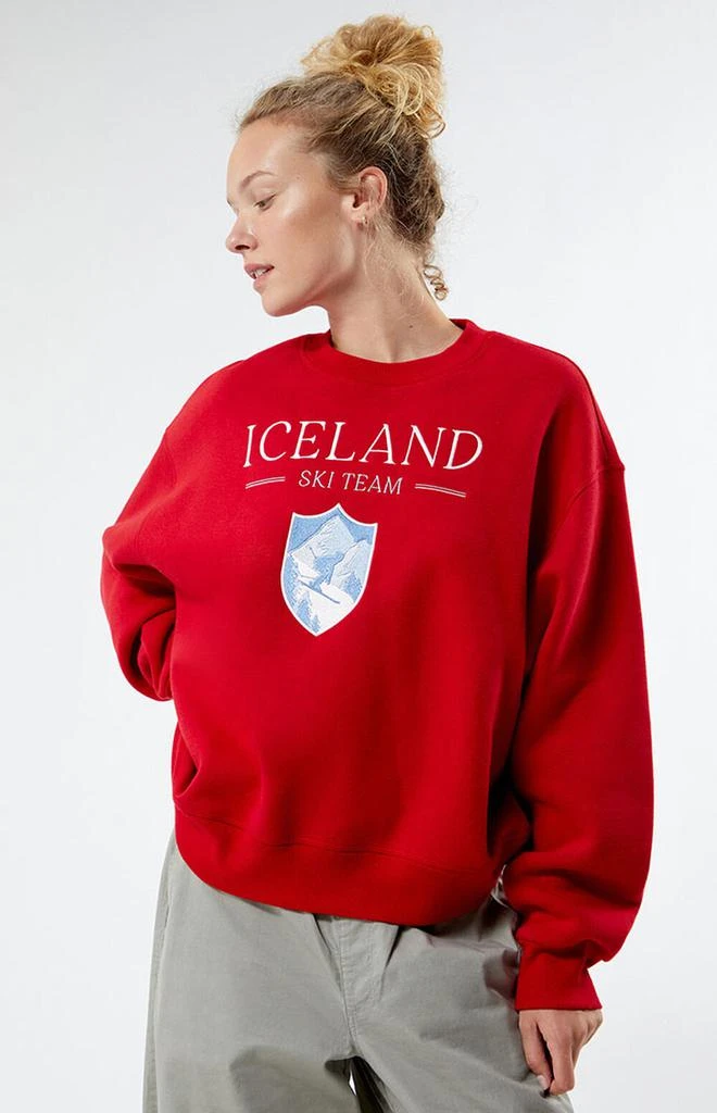 商品PacSun|Iceland Ski Team Crew Neck Sweatshirt,价格¥348,第2张图片详细描述