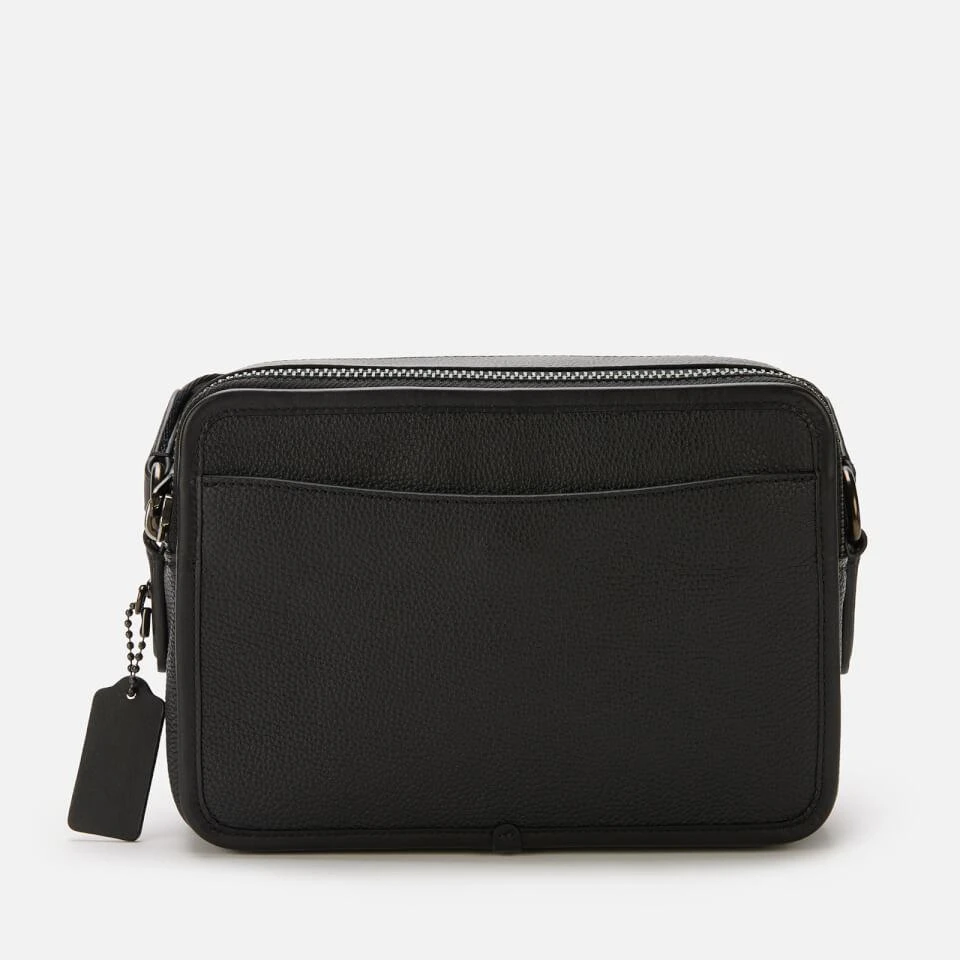 商品Coach|Coach Men's Charter Crossbody Bag 24 In Pebble Leather - Black,价格¥2515,第3张图片详细描述