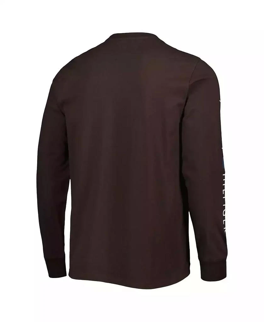 商品Tommy Hilfiger|Men's Brown Cleveland Browns Peter Team Long Sleeve T-shirt,价格¥359,第3张图片详细描述