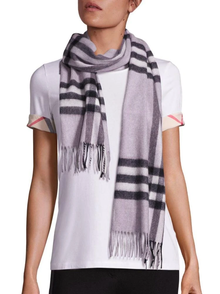 商品Burberry|Giant Check Cashmere Scarf,价格¥3262,第1张图片