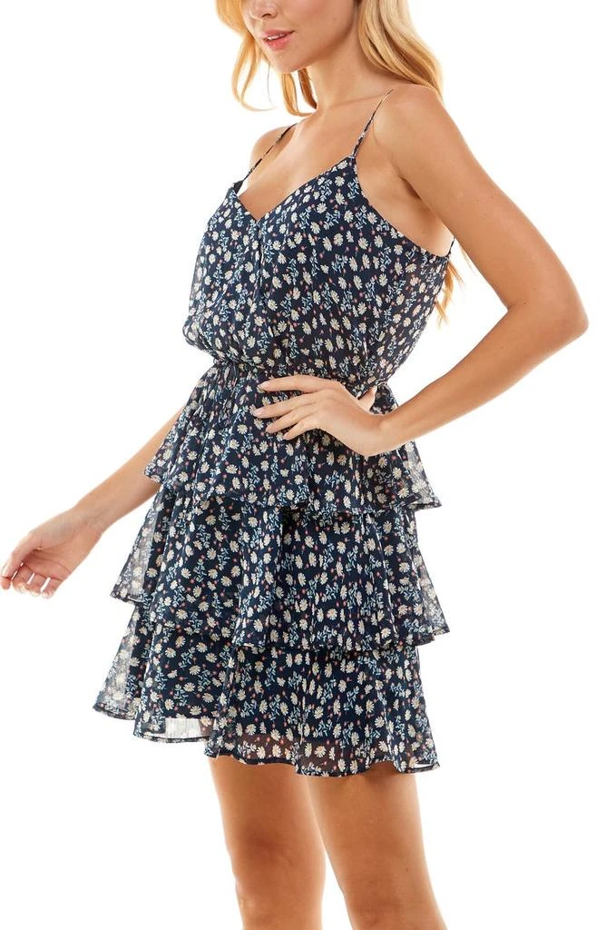商品ROW A|Floral Print Tiered Ruffle Dress,价格¥229,第4张图片详细描述