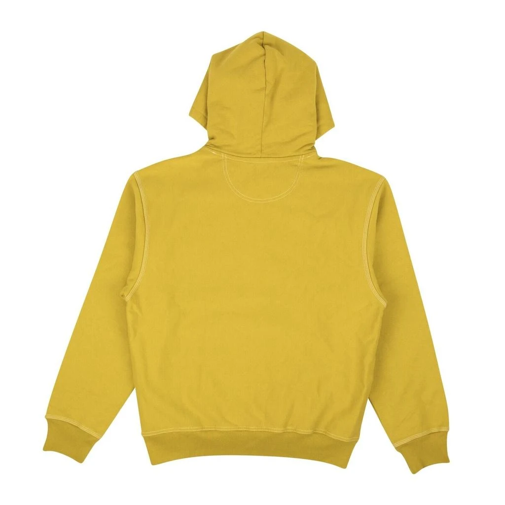 商品STUSSY|Gold Cotton Contrast Stitch Label Hoodie,价格¥1007,第1张图片