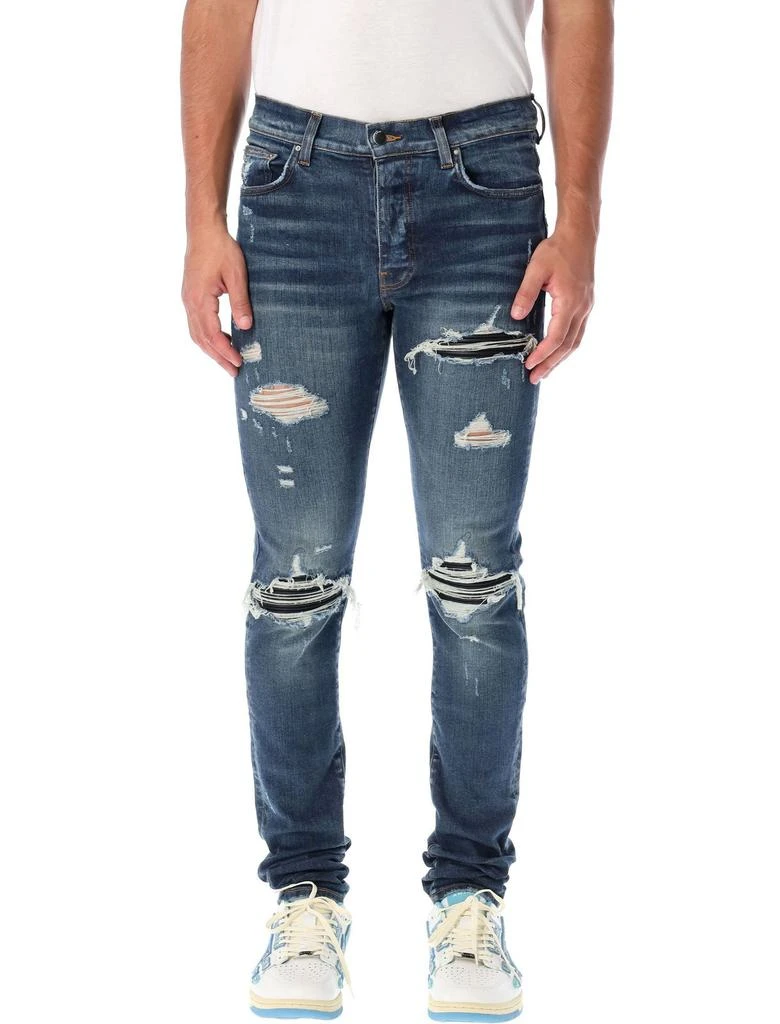 商品AMIRI|Amiri Mx1 Distressed Skinny Jeans,价格¥8981,第1张图片