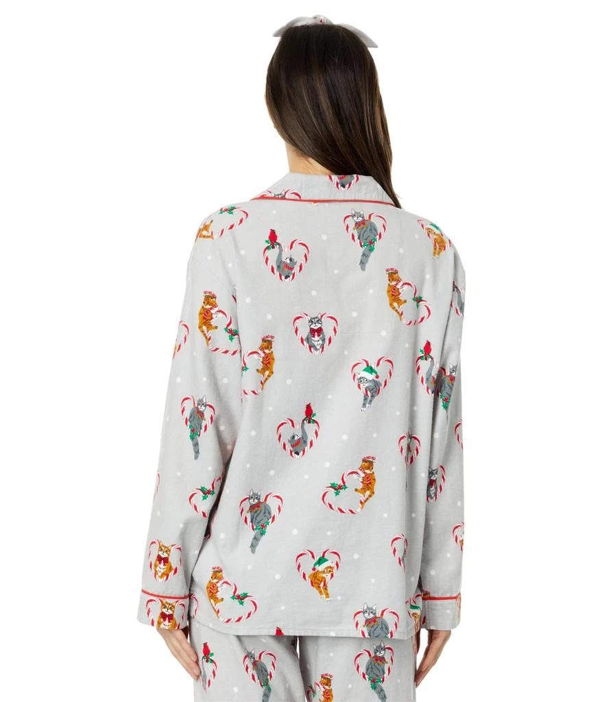 商品P.J. Salvage|Holiday Flannel PJ Set with Headband,价格¥609,第3张图片详细描述