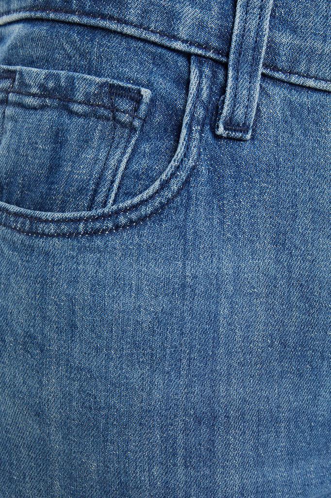 Adele faded mid-rise slim-leg jeans商品第2张图片规格展示