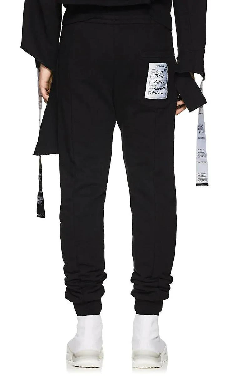 商品Vetements|Archive Cotton-Blend French Terry Sweatpants,价格¥3729,第3张图片详细描述