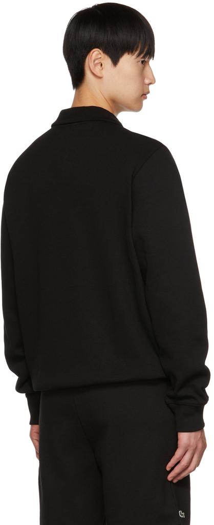 Black Classic Half-Zip Sweater商品第3张图片规格展示